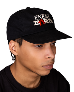 Enemy Earth 5 Pannel Cap - black