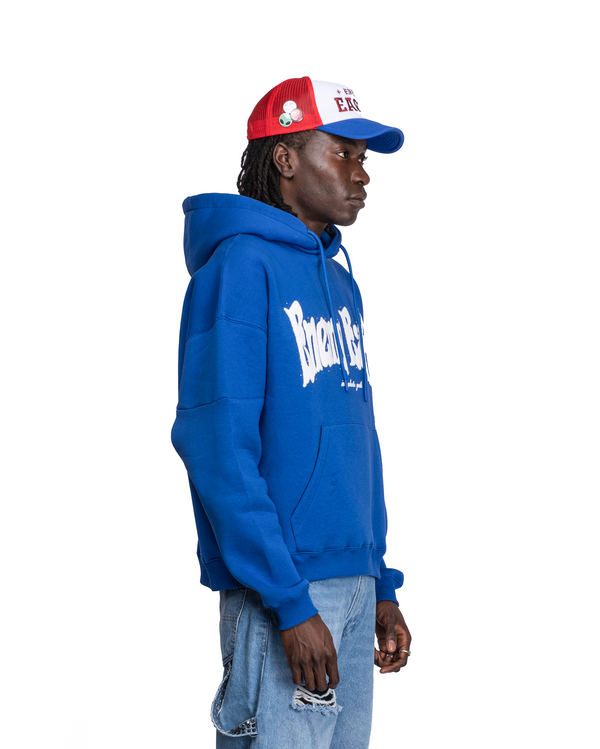 Intergalagtic Youth Studded Hoodie - blue