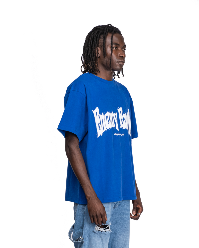 Intergalagtic Youth Studded Tee - blue